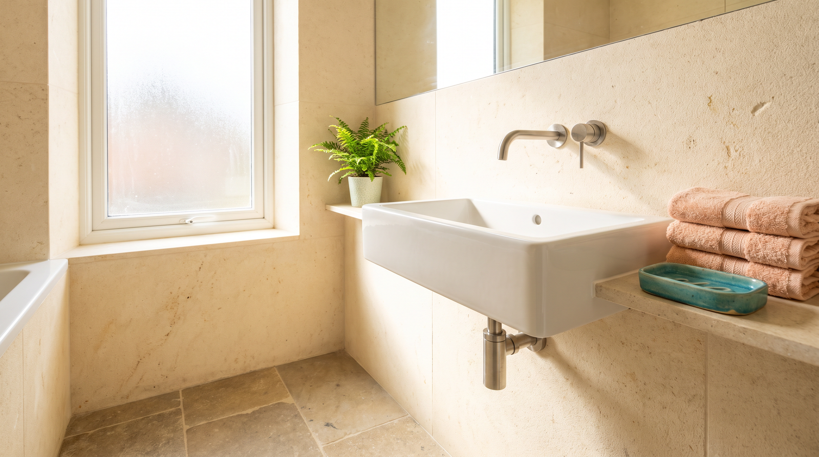 Turn your bathroom into a little retreat.