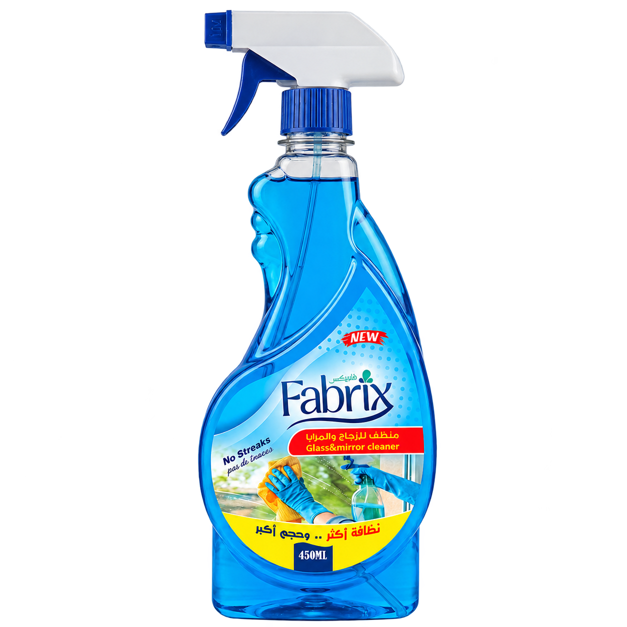 Fabrix · الزجاج والمرايا 450 ml — منظف الزجاج والمرايا