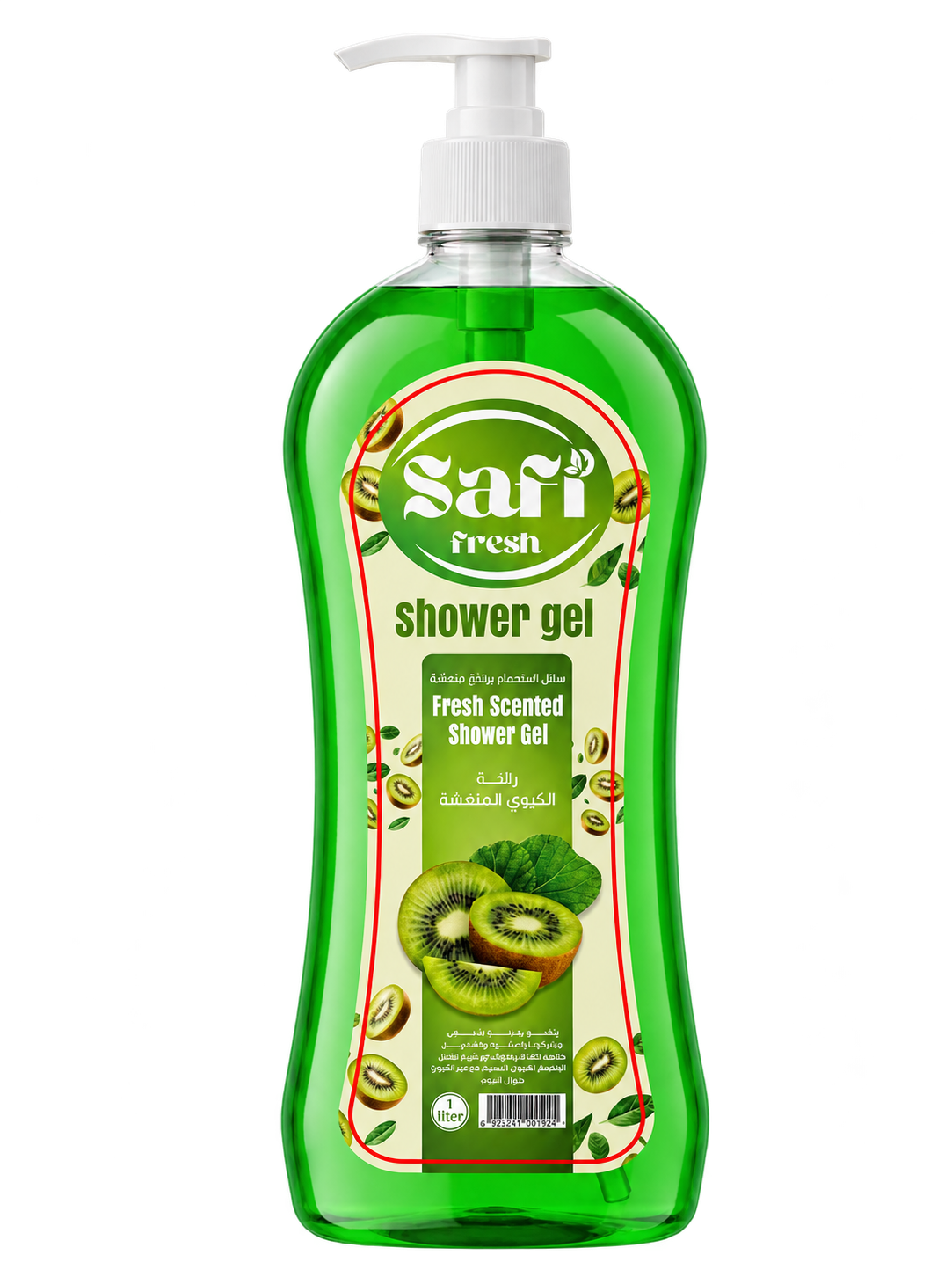 Safi Fresh · كيوي 1 L — جل استحمام